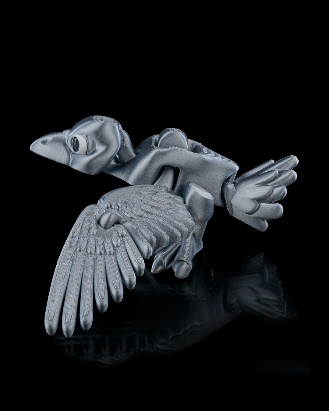 Flapping Articulated Crow