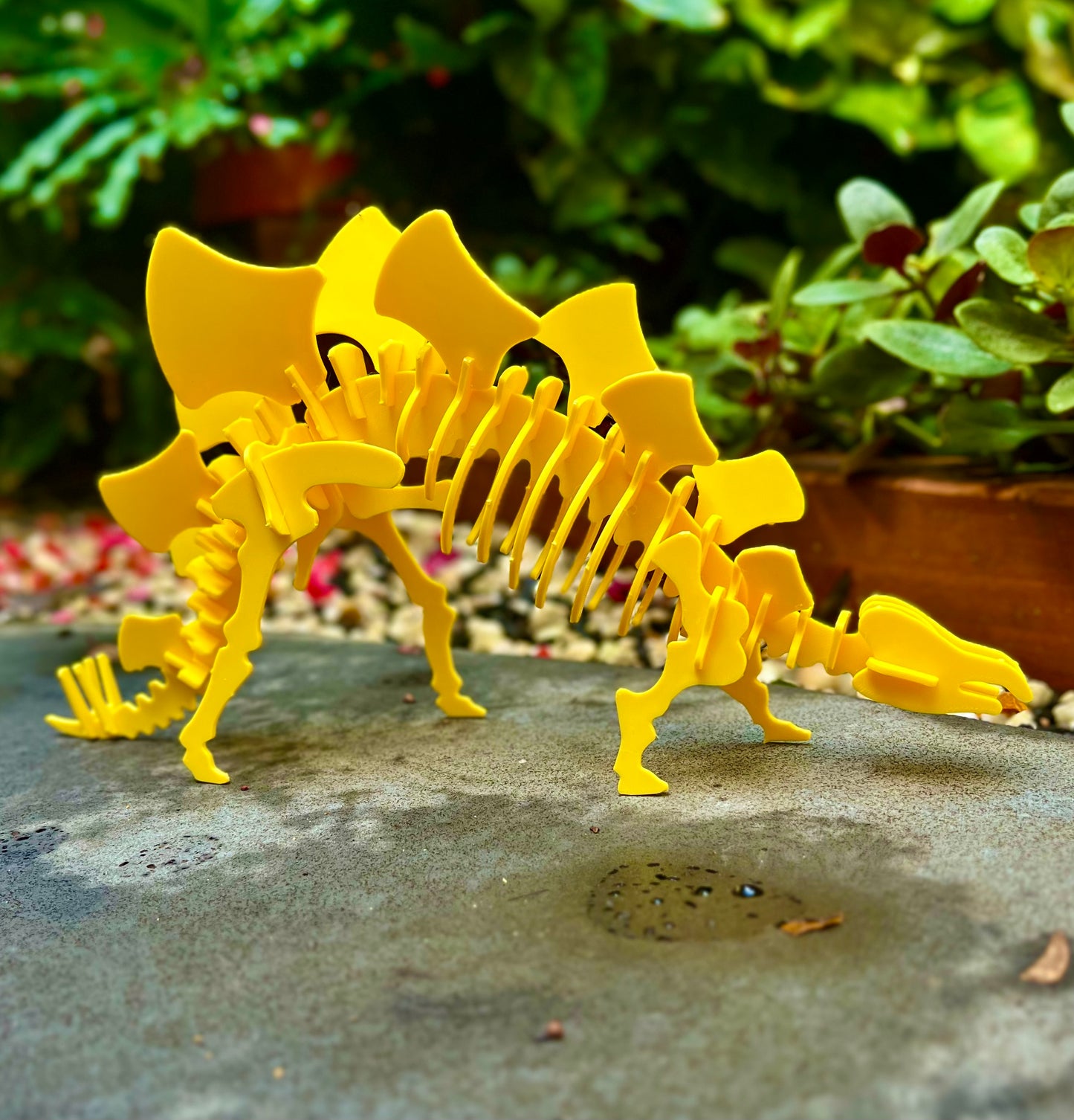 Stegosaurus Skeleton Kit Card Model