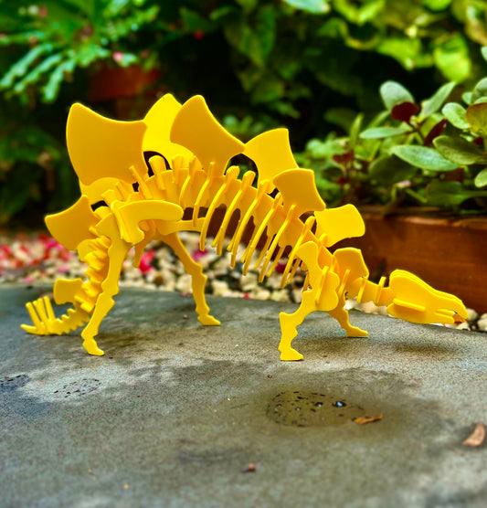 Stegosaurus Skeleton Kit Card Model